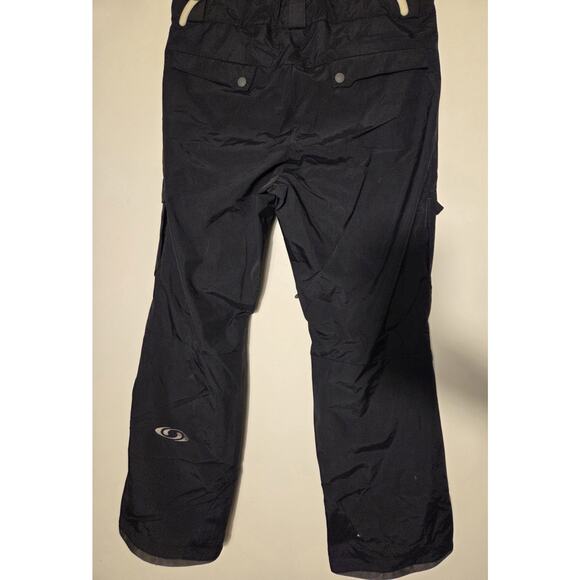 Salomon Clima Pro Pants Mens XL Black Snowboard Ski Waterproof Trousers - Picture 7 of 11